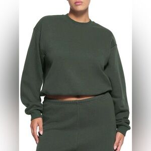 SKIMS Cotton Fleece Classic Crew